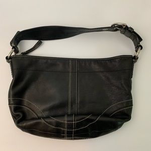 Coach shoulder bag/purse black leather
